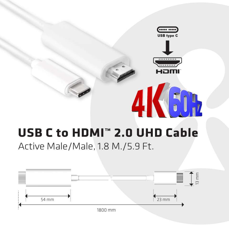 Club 3D CLUB3D USB C to