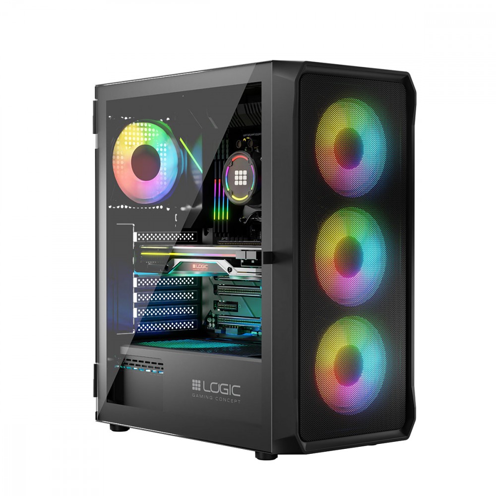 Logic Concept  Comuter case PORTOS ARGB