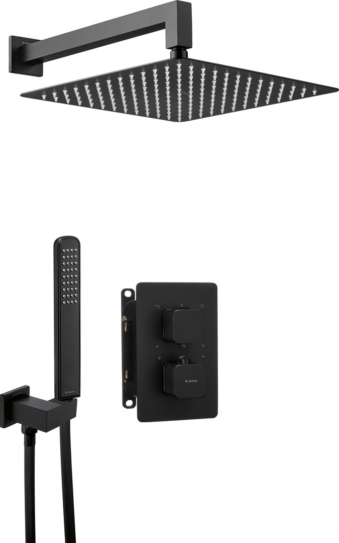 Deante Concealed shower set with thermostatic
