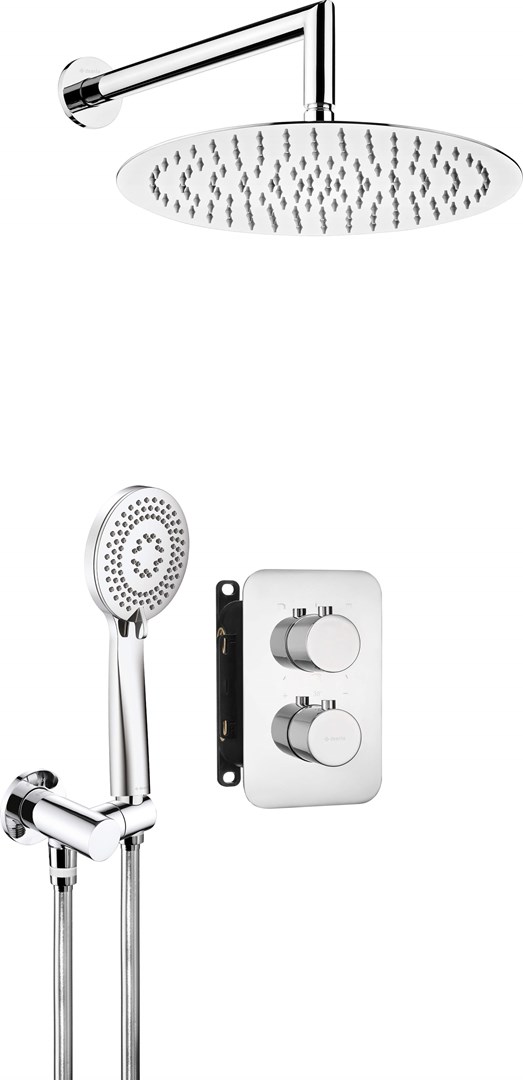 Deante Concealed shower set with thermostatic