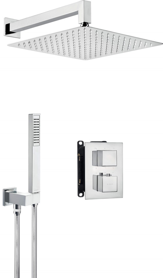 Deante Concealed shower set with thermostatic