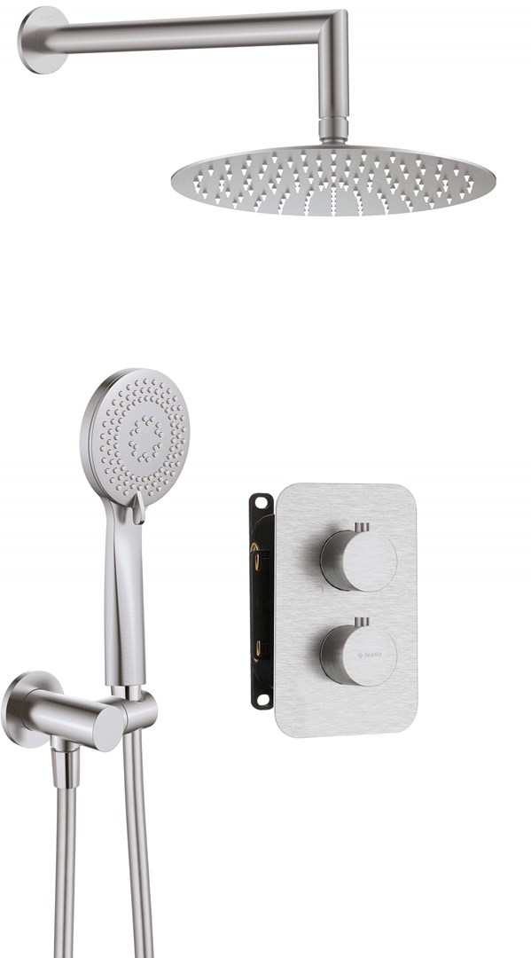 Deante Concealed shower set with thermostatic