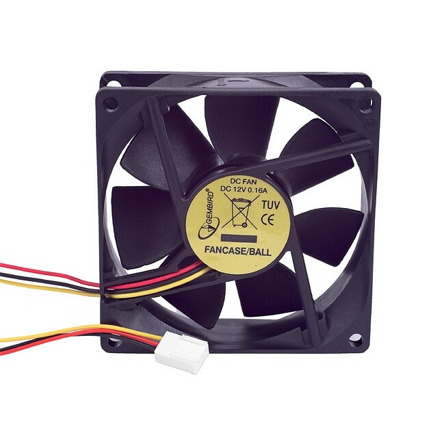 Gembird Cooling Fan 80x80x25mm 3Pin Ball
