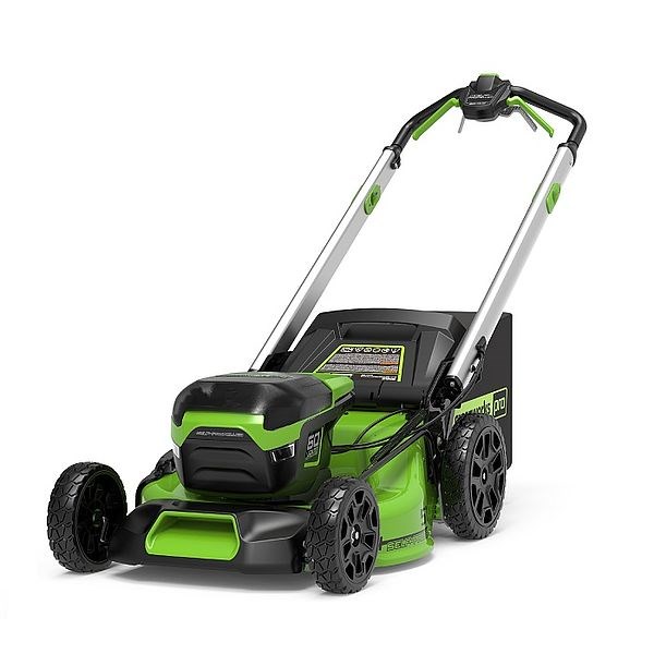 GREENWORKS Cordless Lawnmower with Drive  60V
