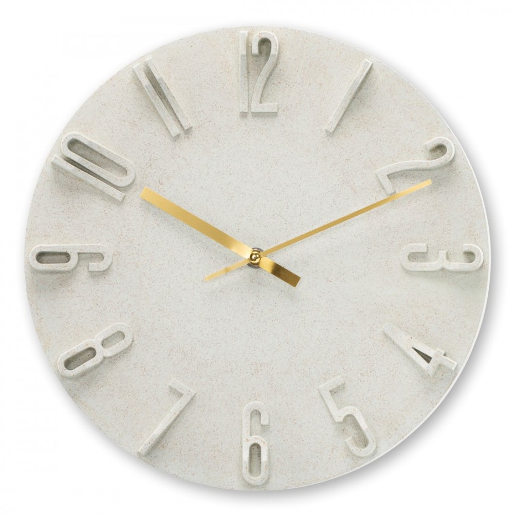 Hama corfu wall clock 30cm beige