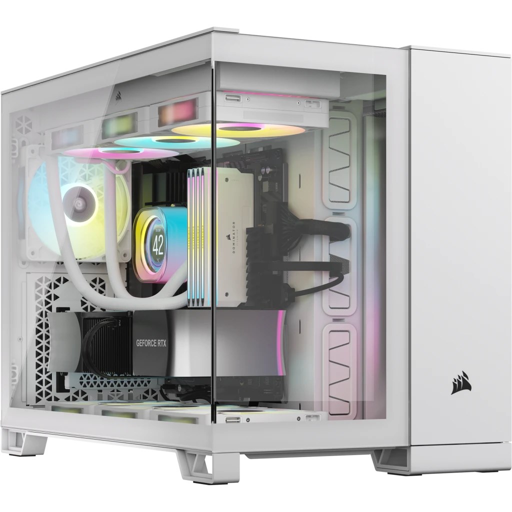 Corsair  2500X RGB Micro Tower White