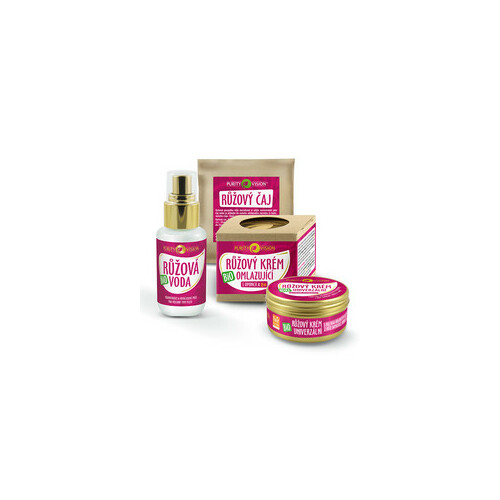 Purity Vision Cosmetic Organic Pink Set