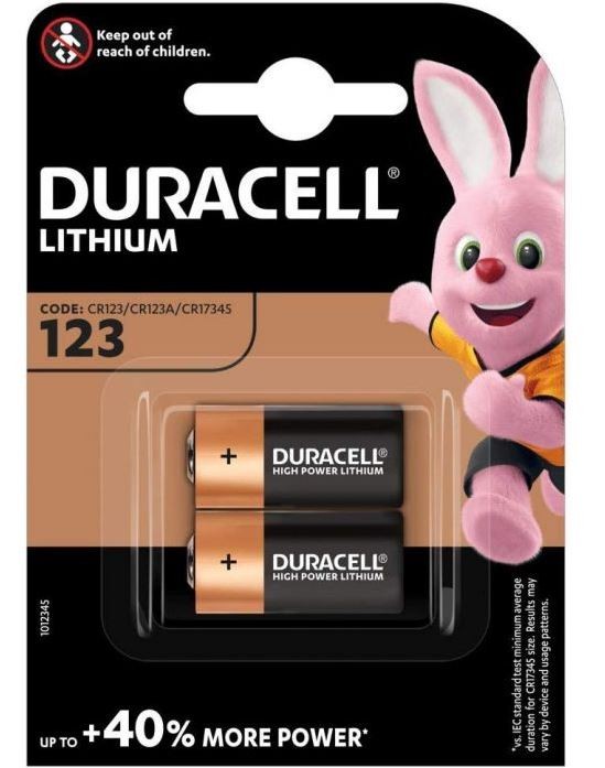 Duracell  CR123A 2szt blister | DURACELL