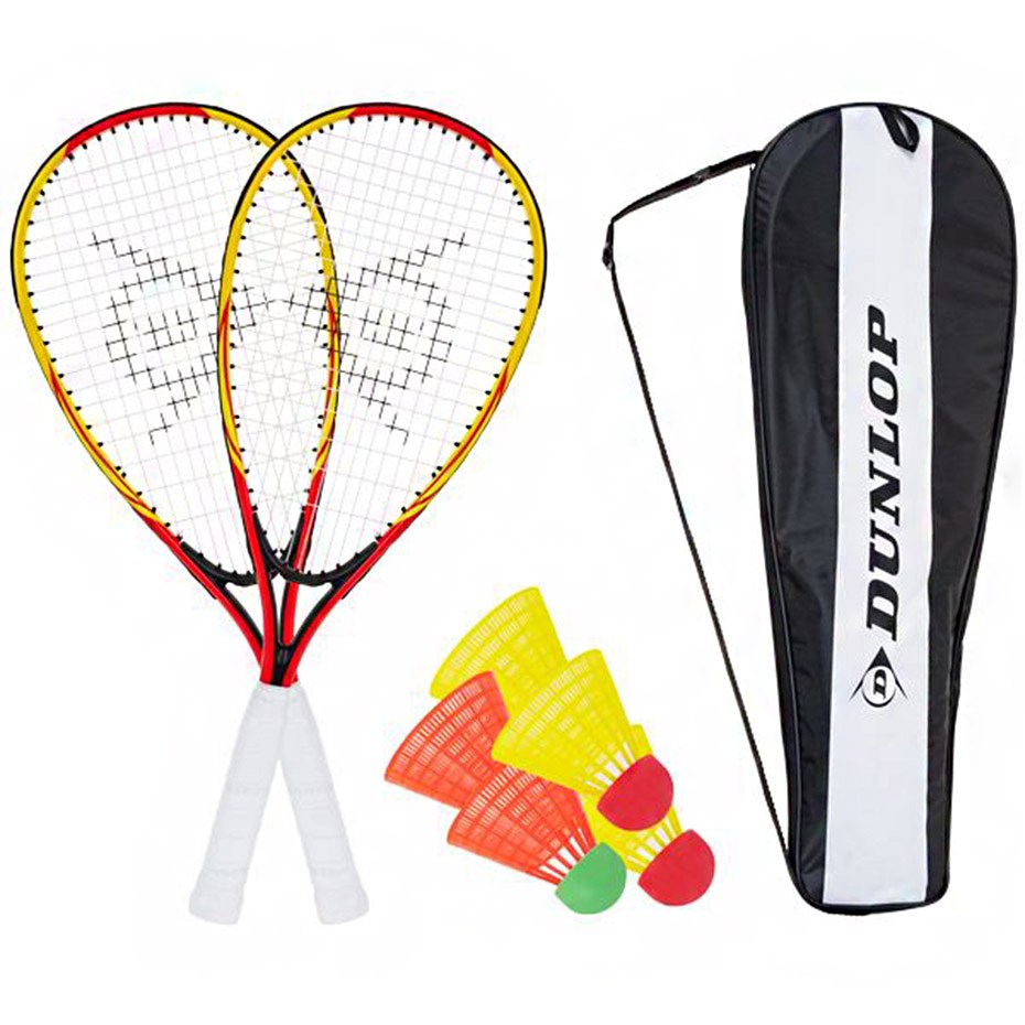 Dunlop Crossminton Racketball Set  yellow and
