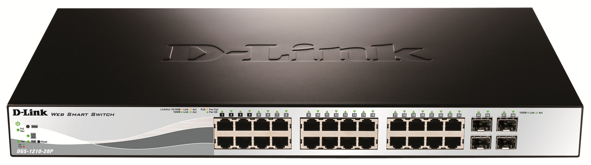 D-Link  Switch DGS-1210-28P 24GE PoE 4SFP