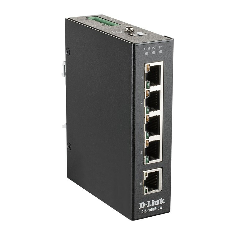 D-Link  5-Port Unmanaged Industrial Switch with