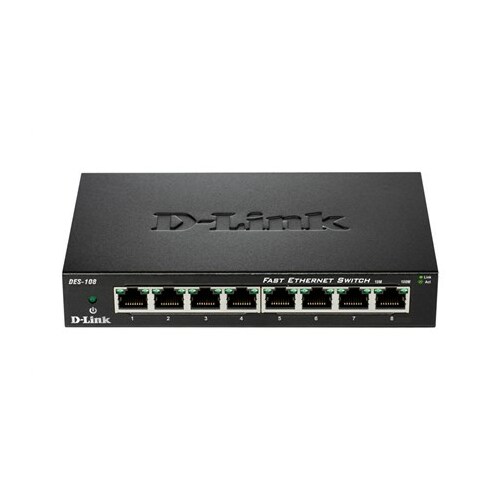 D-Link DES-108 Black | DES-108/E |