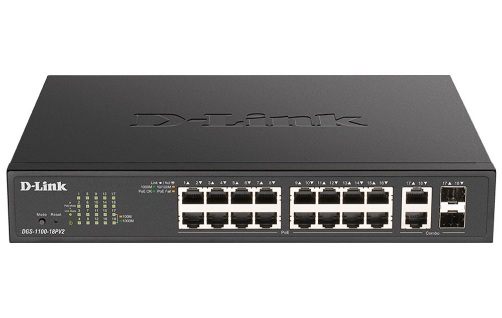 D-Link DGS-1100-18PV2 network switch Managed L2