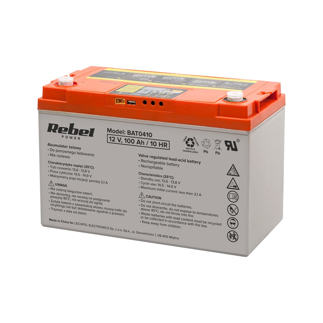 Rebel Deep Cycle Gel Battery With