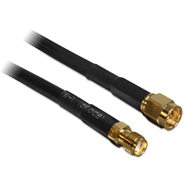 Delock  10m SMA m/f coaxial cable
