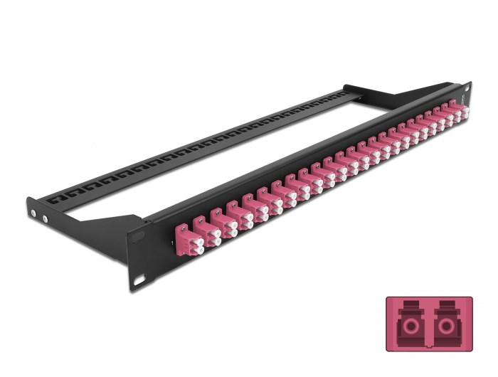 Delock 19" Fibre Patch Panel 24