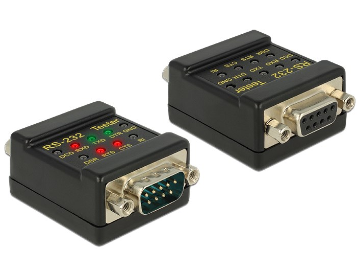 Delock  2xDB9 DB9 Black | 87713