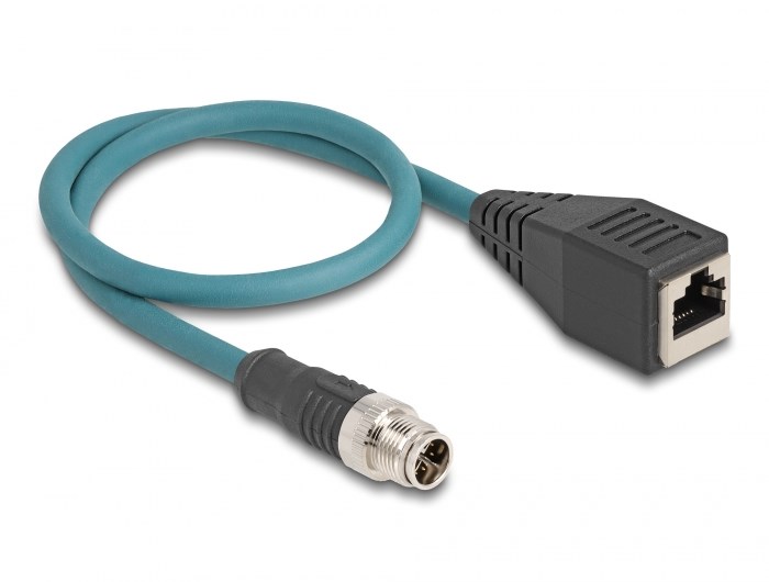 Delock  M12 Adapter Cable X-coded 8
