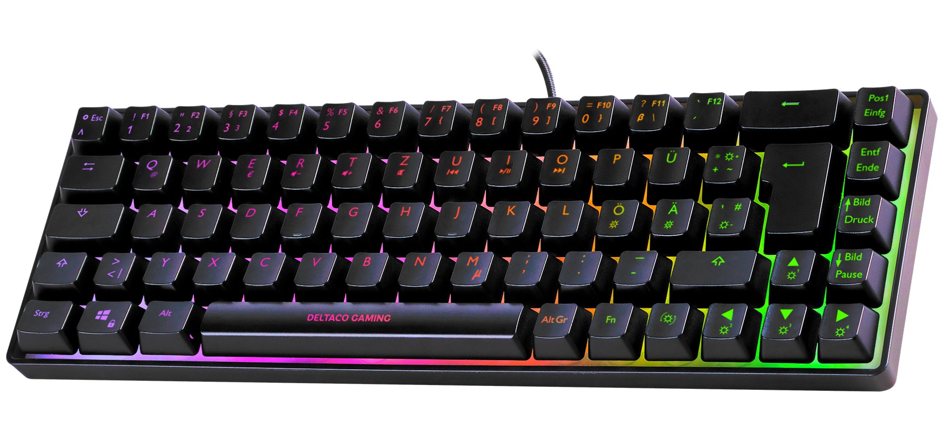 No name Deltaco Gaming GAM-158-DE keyboard