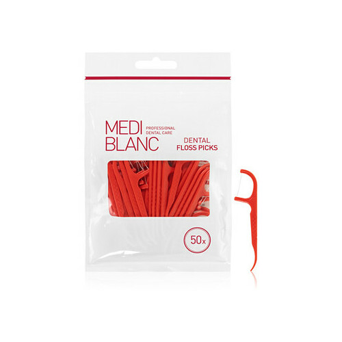 MEDIBLANC Dental Floss Picks 50 pcs