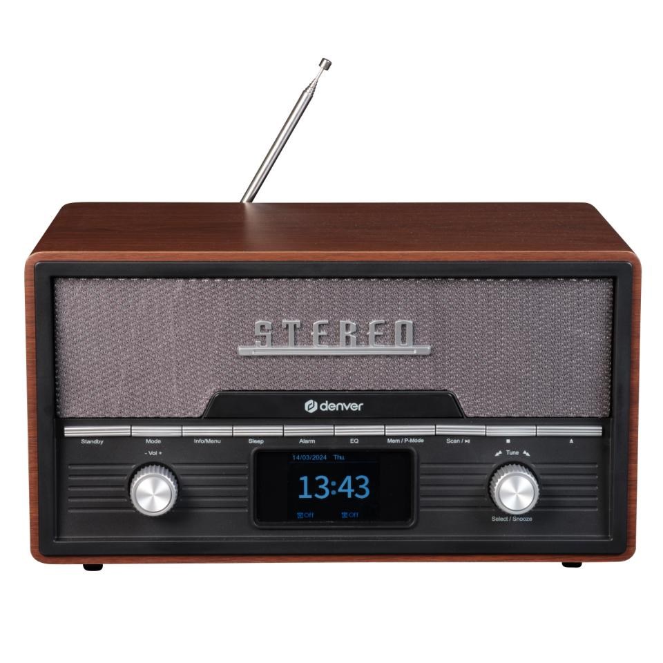 Denver  MDA-525DW Personal CD player Wood