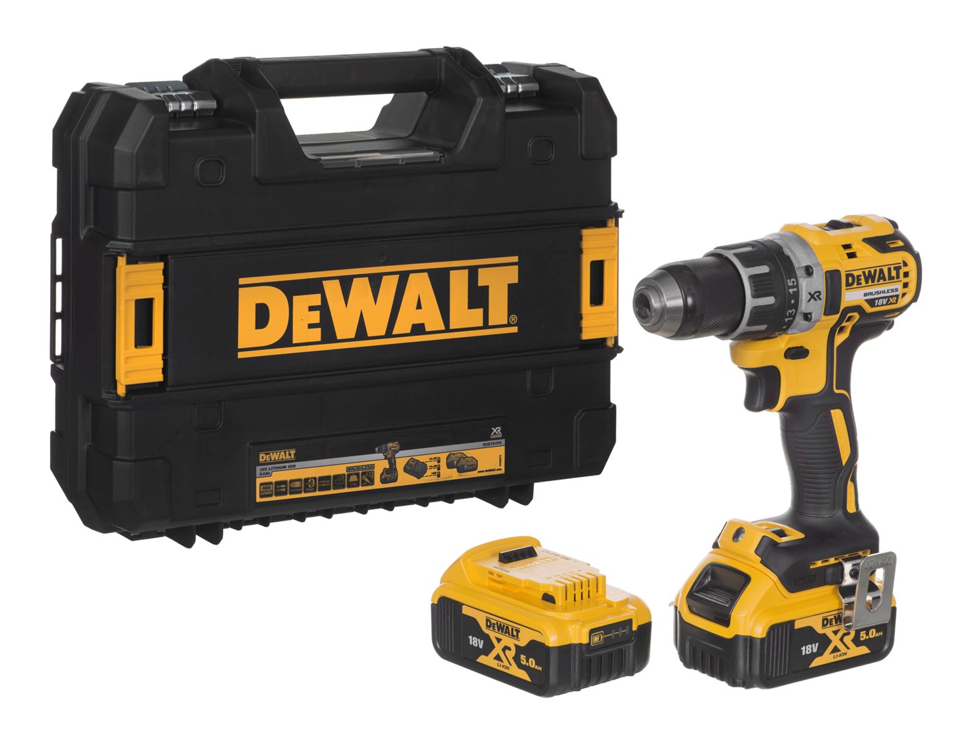 DeWalt DCD791P2 drill Black,Yellow 1