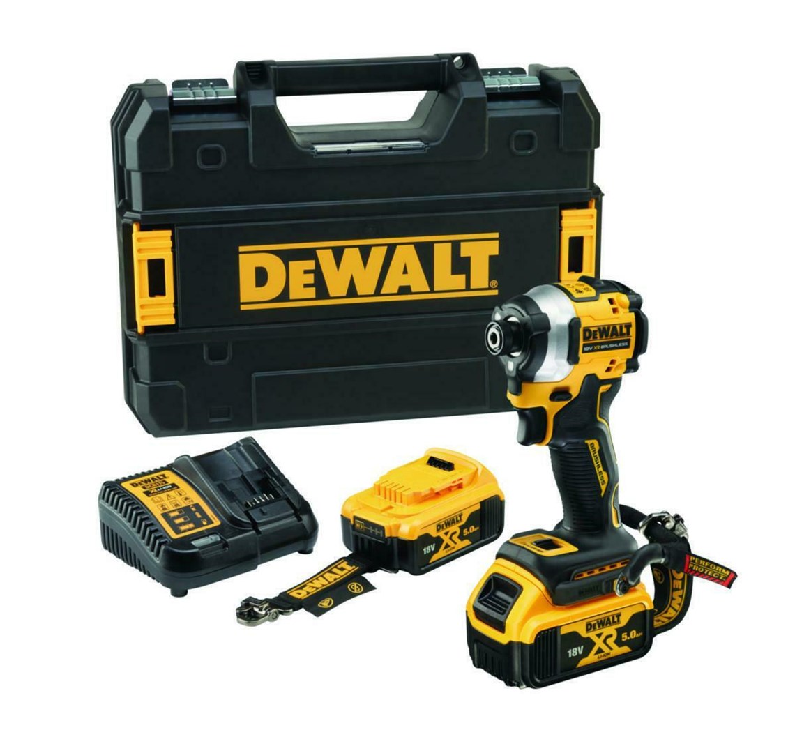 DeWalt . IMPACT SCREWDRIVER18V DCF850P2T 208Nm 2x5