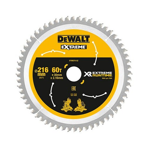 DeWalt XR FlexVolt Saw Blade 216mm
