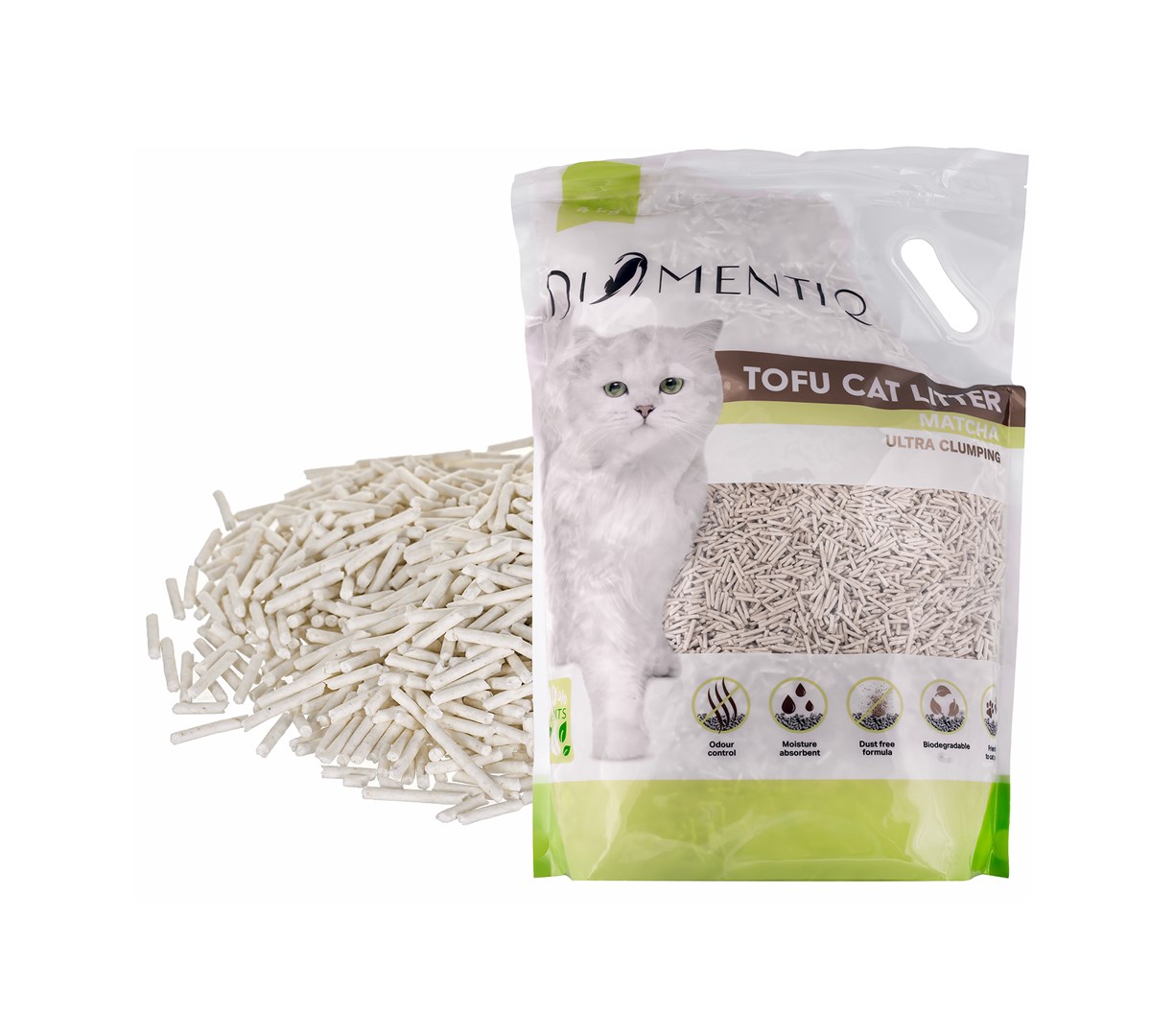 DIAMENTIQ  Tofu Matcha Ultra clumping -