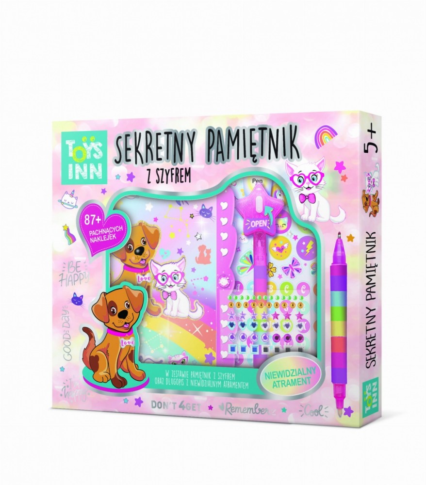 Stnux Diary Secret Message Pets |