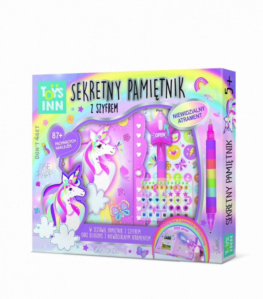 Stnux Diary Secret Message Unicorn |