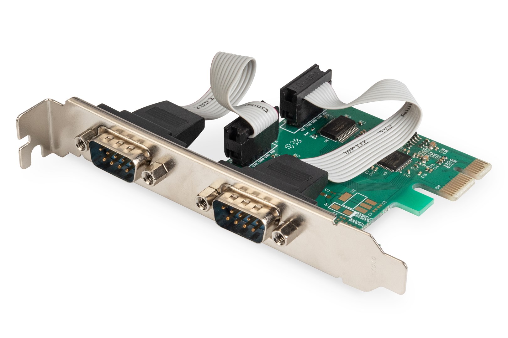 Digitus  2-Port Serial Interface Card, PCIe