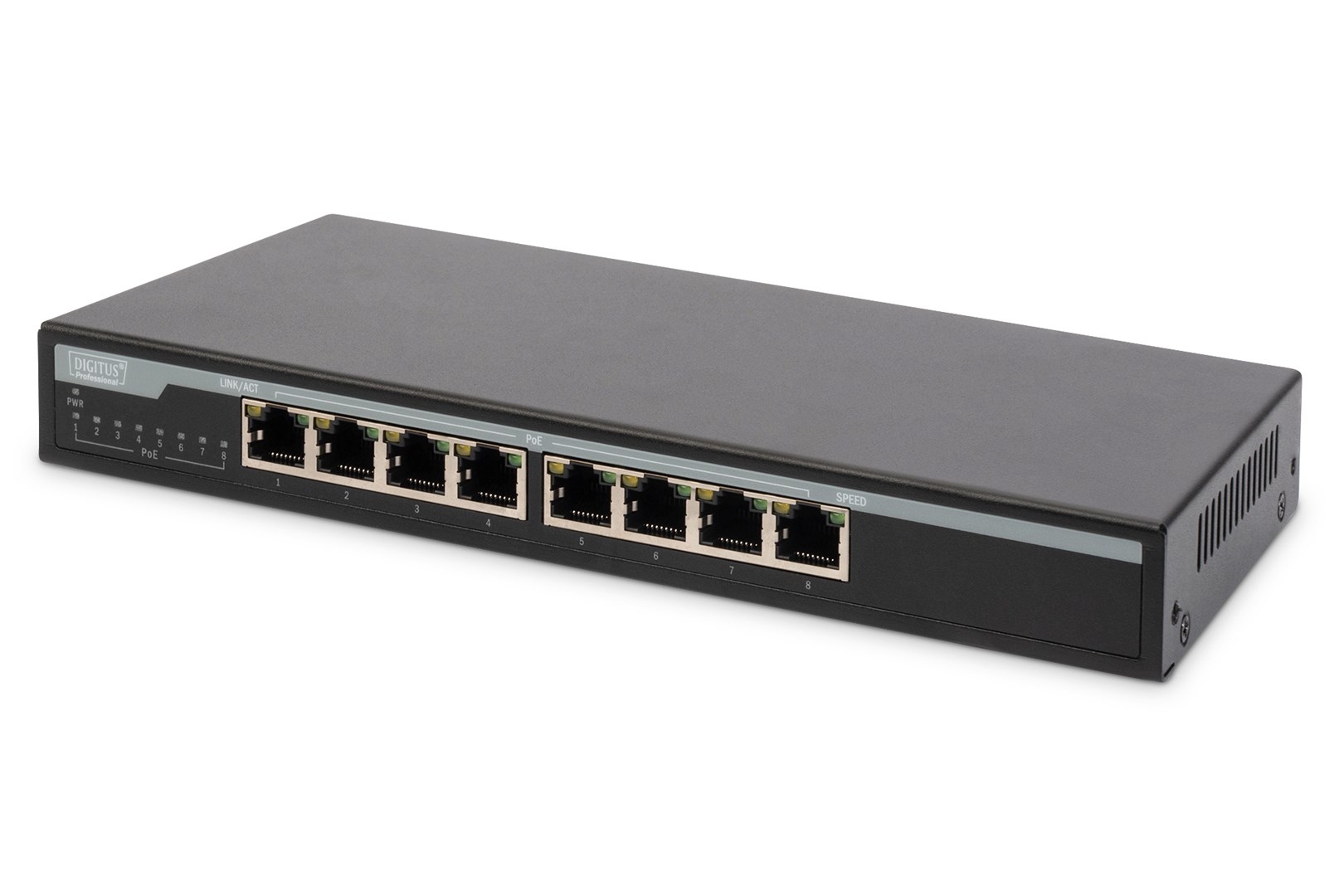 Digitus  8-Port Gigabit Networkswitch,Desktop , unmanaged