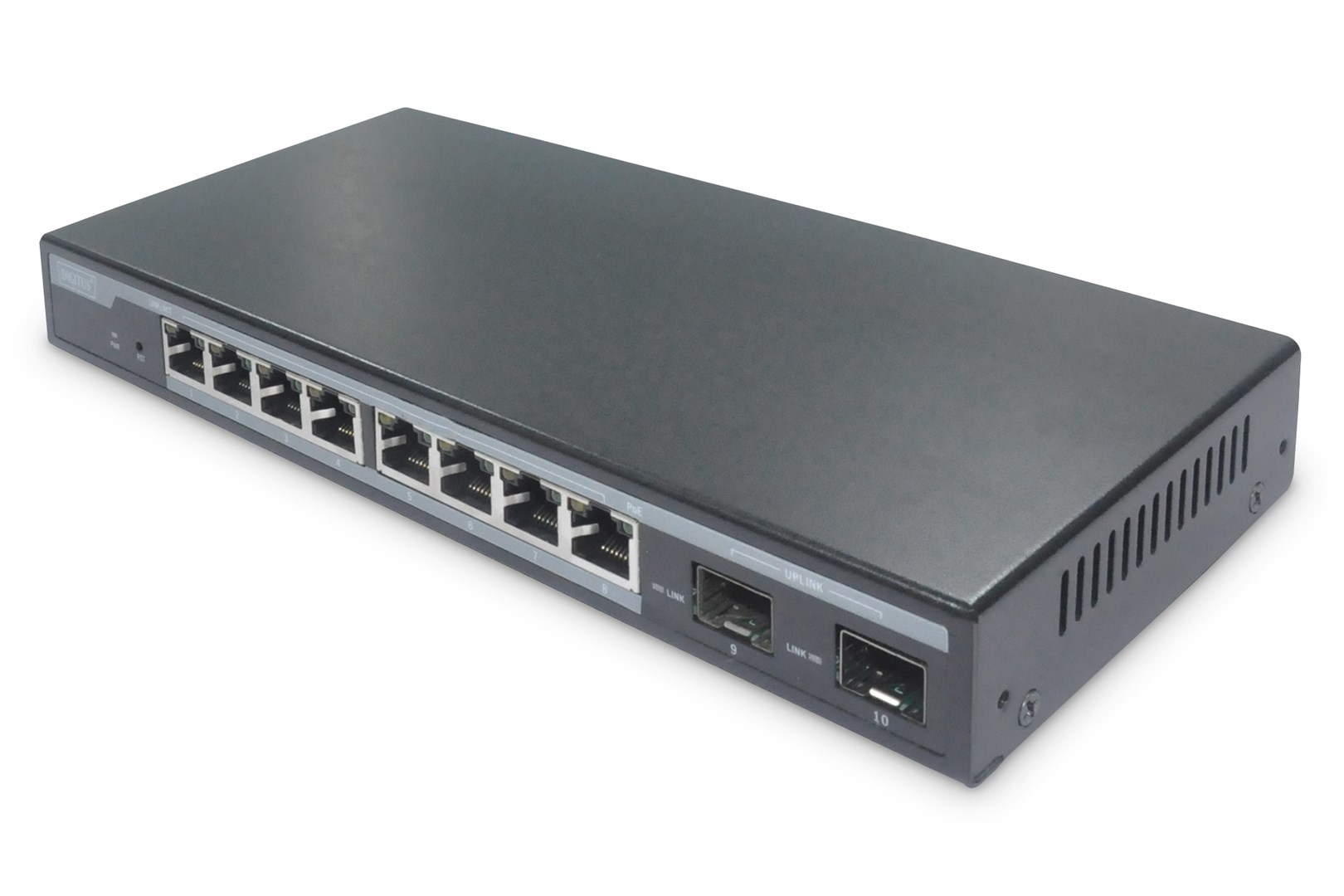 Digitus  8-Port Gigabit PoE Networkswitch, Desktop