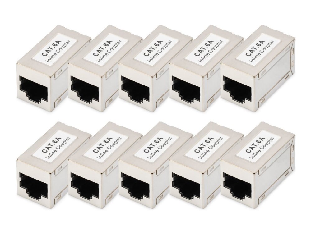 Digitus  CAT 6A modular couplers, shielded