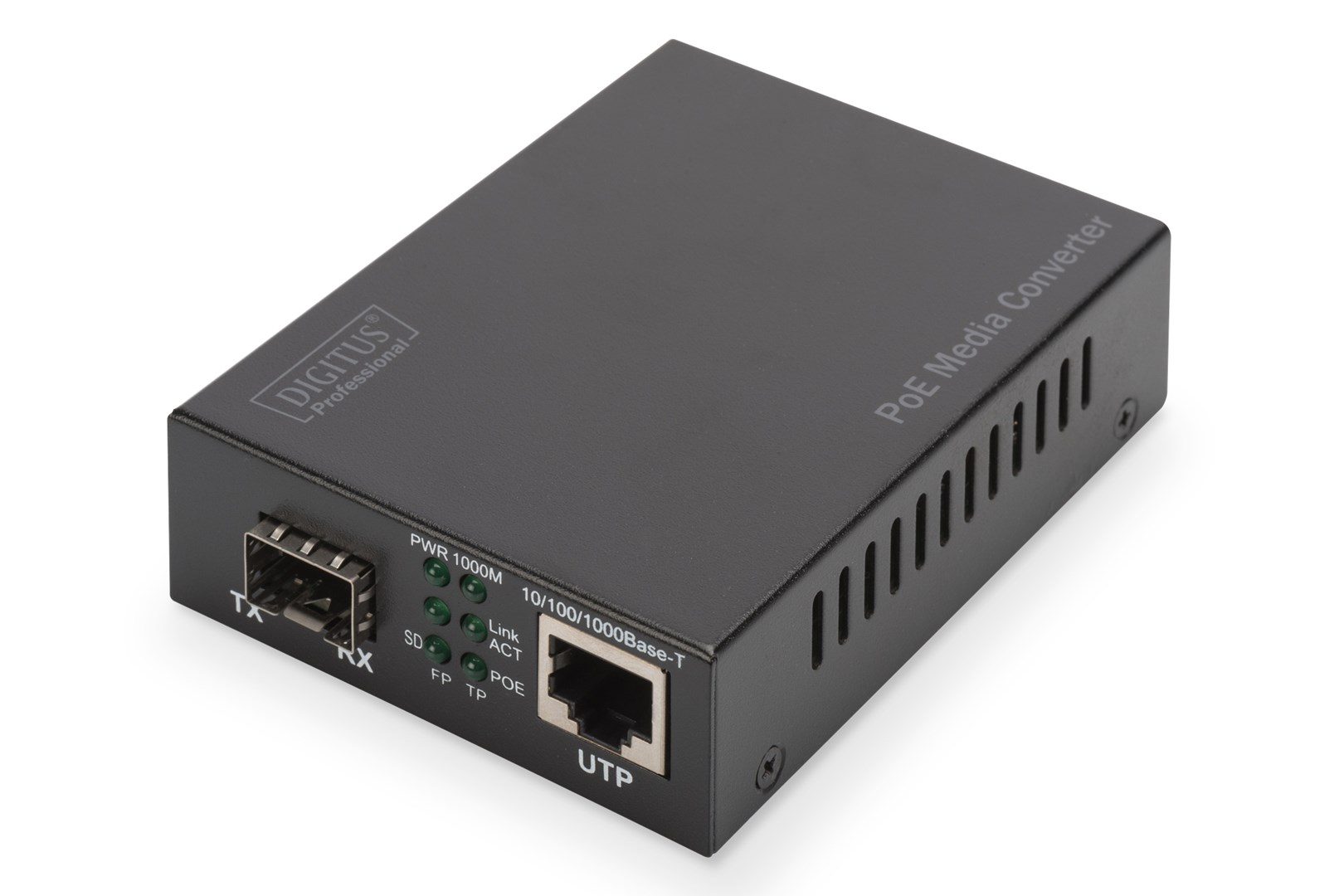 Digitus Gigabit PoE media converter, RJ45