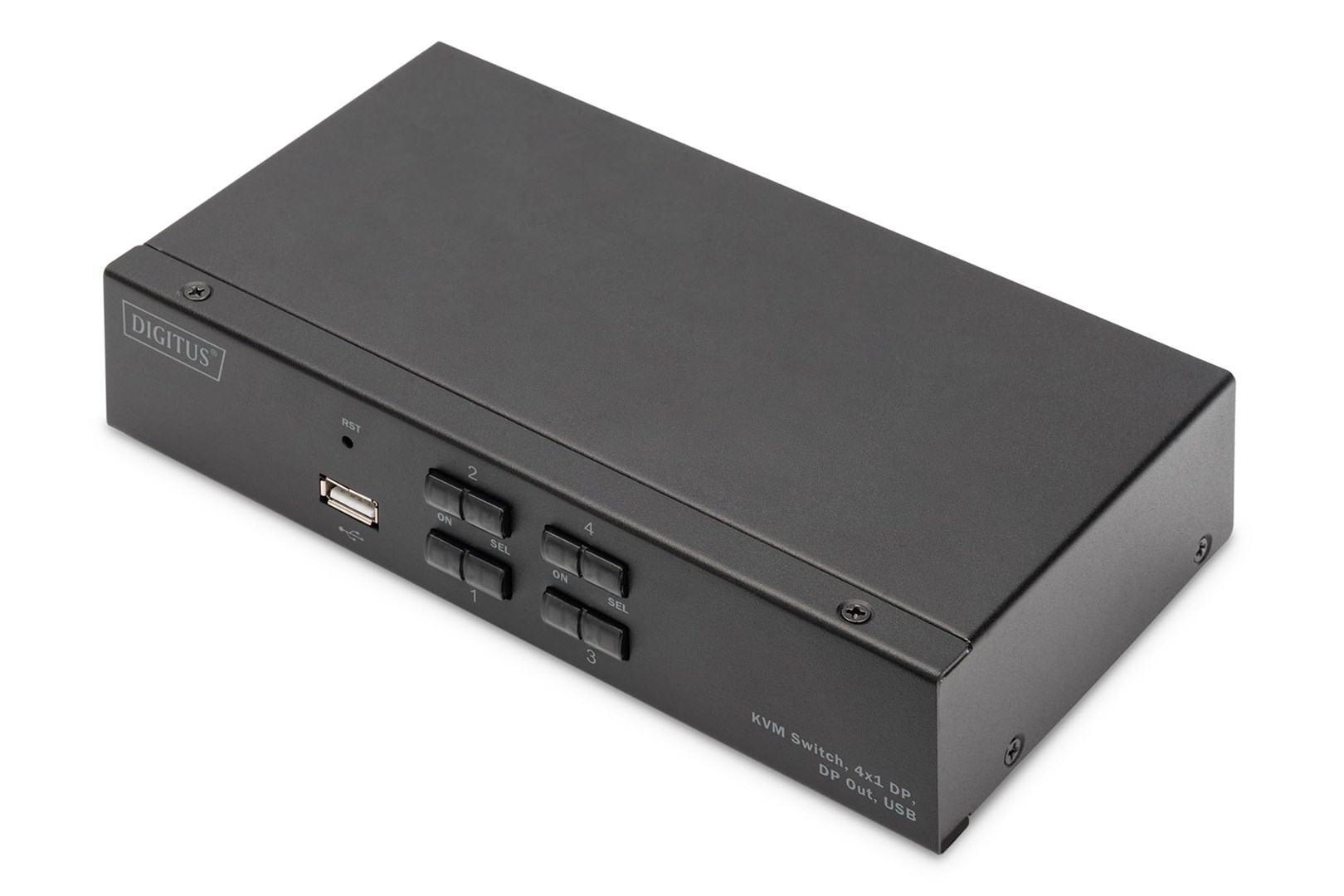 Digitus KVM Switch, 4x1 DP, DP