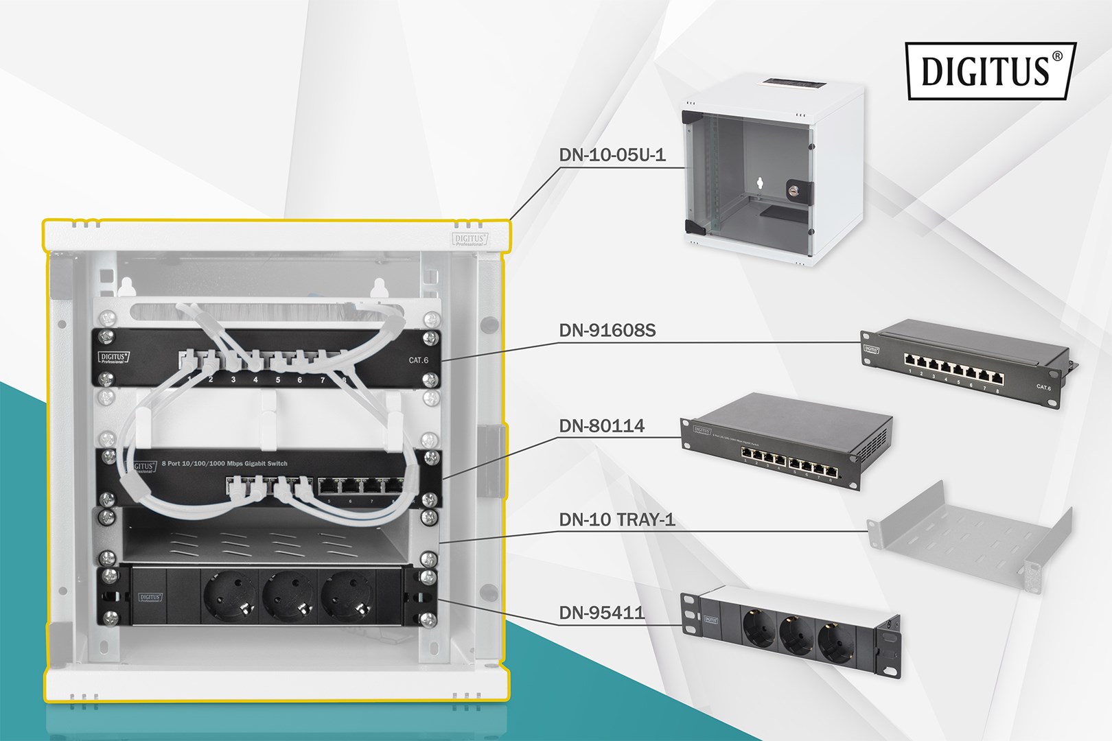 Digitus  Network Set - 254 mm