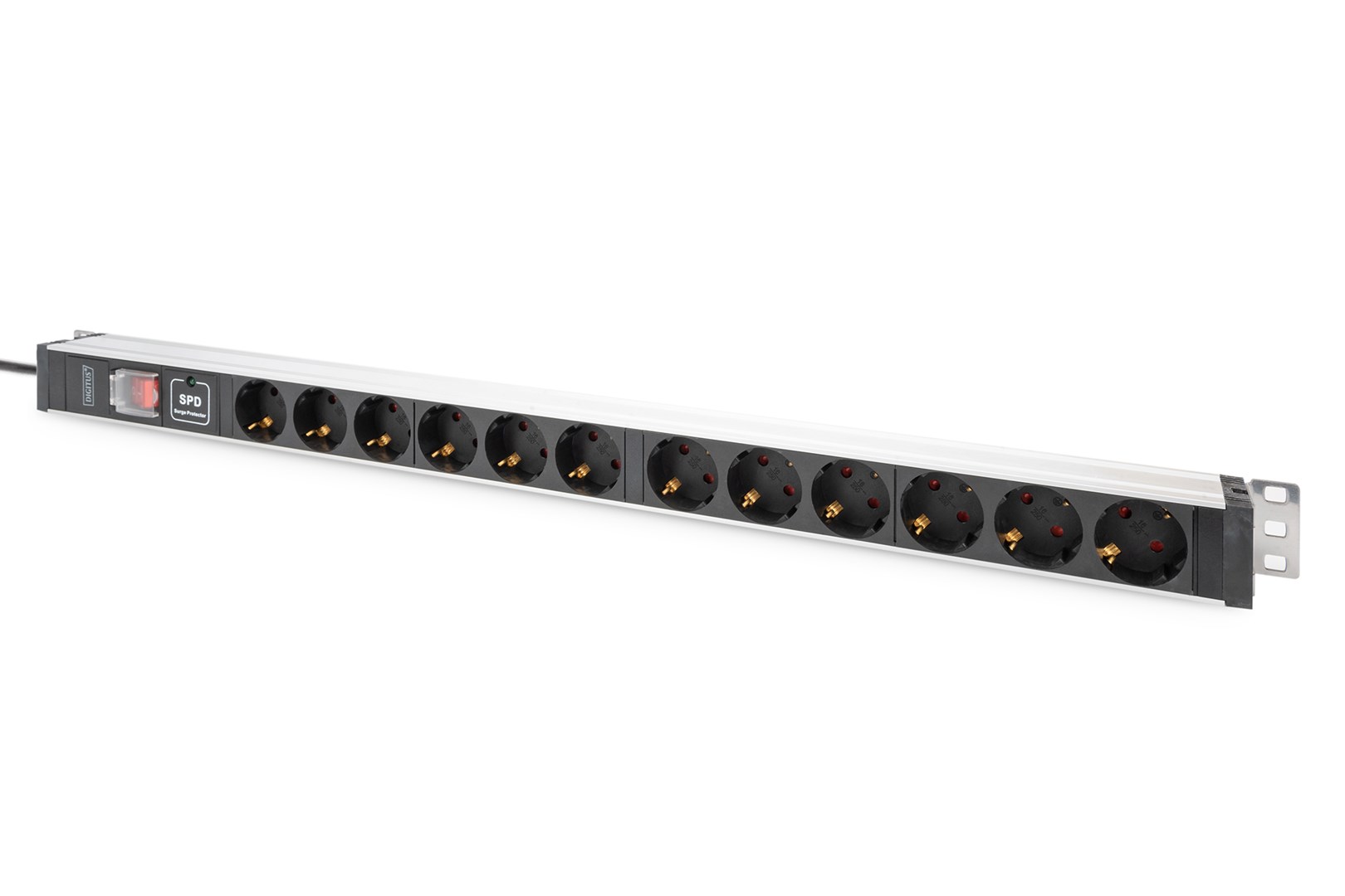 Digitus  Socket strip with aluminum profile