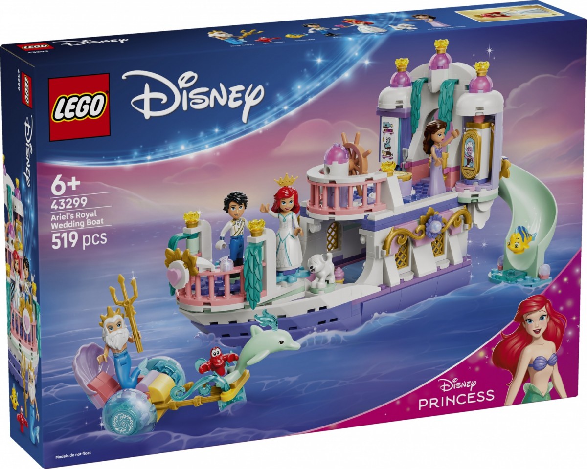 LEGO  Disney 43299 Ariels Royal Wedding