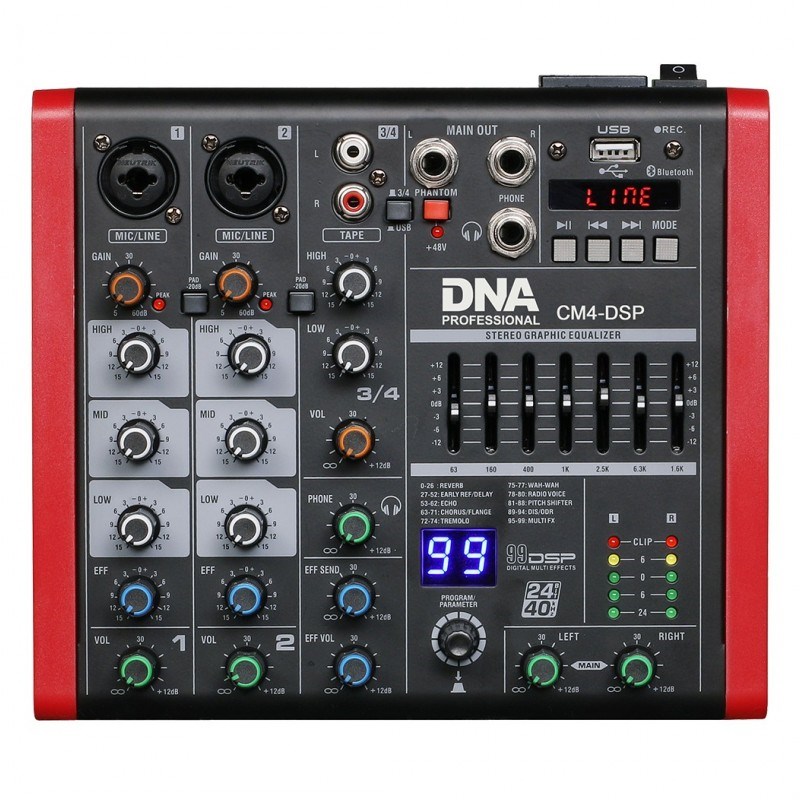 DNA PROFESSIONAL DNA CM4-DSP USB MP3