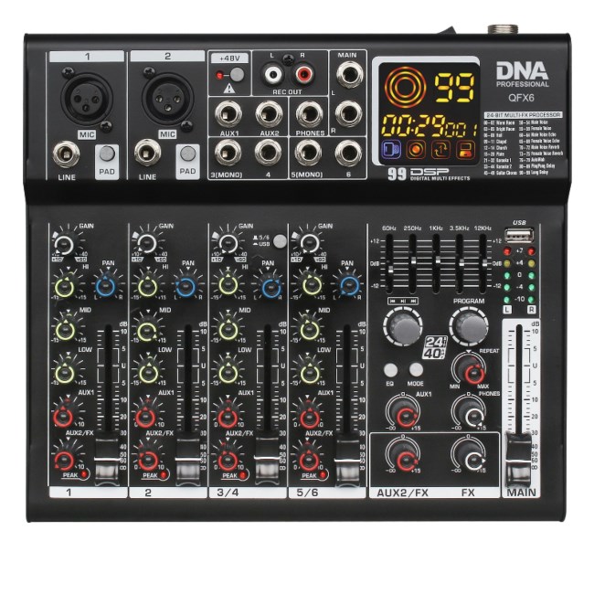 DNA PROFESSIONAL DNA QFX6 6-channel analog