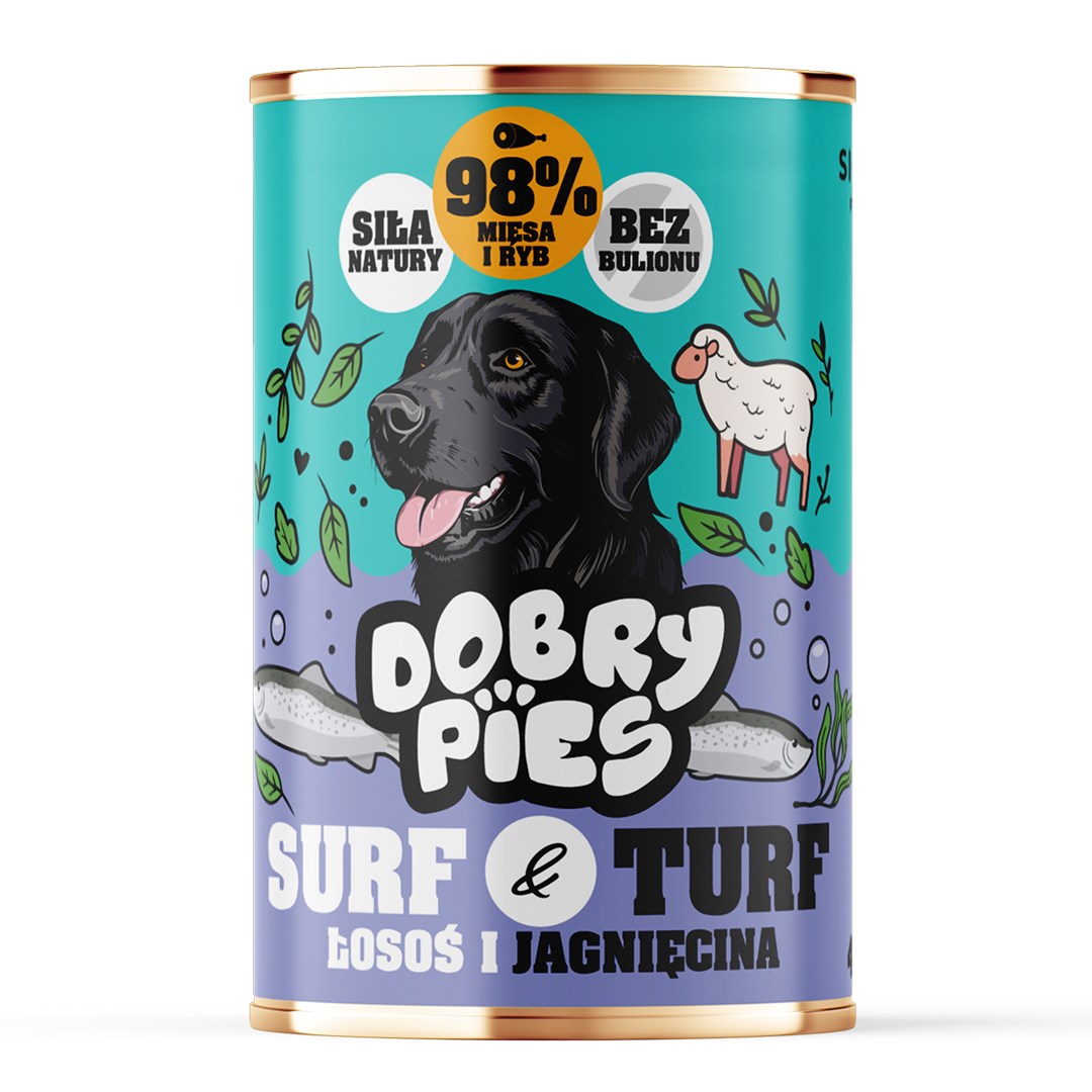 Dobry Pies Surf & Turf Salmon