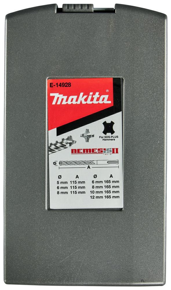MAKITA DRILL BIT SET 7PCE SDS