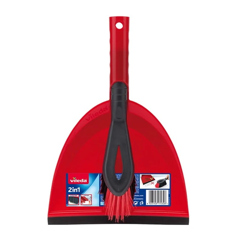 Vileda Dustpan with brush 2in1 NEW