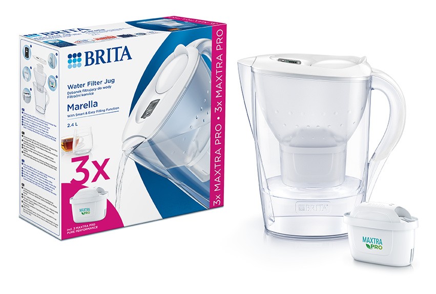Brita Dzbanek filtrujacy 2,4l Marella+3wklady