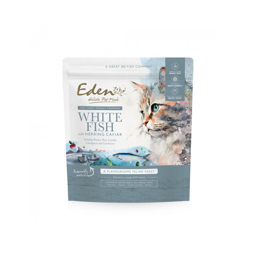 Eden  White Fish with Herring Caviar