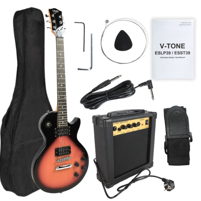V-tone electric guitar  ESLP39 SB 4/4