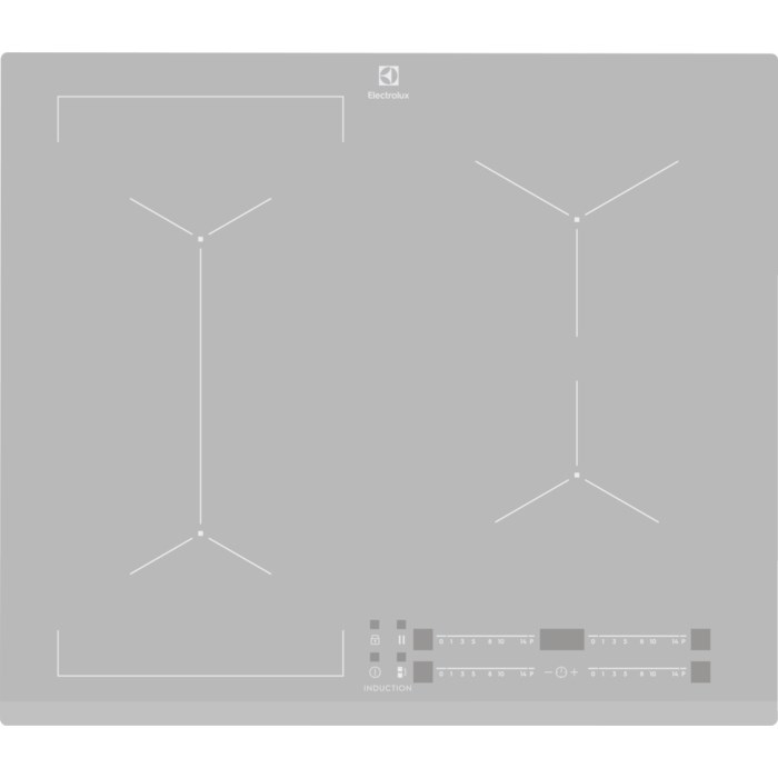 Electrolux  EIV63440BS Silver Built-in Zone induction