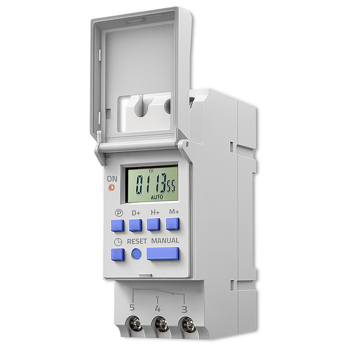 Qoltec Electronic timer switch for DIN